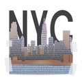 New York t-shirt fashion print