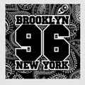 New York T-shirt fashion Typography