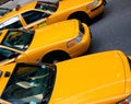 New York taxi cabs Royalty Free Stock Photo