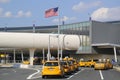 New York Taxi line next to JetBlue Terminal 5 at John F Kennedy International Airport in New York Royalty Free Stock Photo