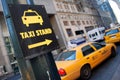 New York taxi stand