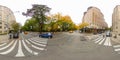 New York 5th Avenue by Central Park. 360 panorama VR equirectangular photo Royalty Free Stock Photo