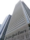 The New York Times` headquarters in Manhattan Royalty Free Stock Photo