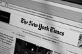 New York Times main page Royalty Free Stock Photo