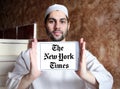 The New York Times newspaper logo Royalty Free Stock Photo