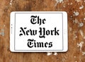 The New York Times newspaper logo Royalty Free Stock Photo