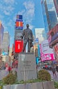 New York Times Square George Cohan statue