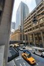 New York Traffic along 42nd Street