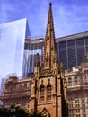 New York trinity church exterior Royalty Free Stock Photo