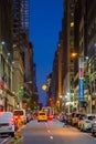 Super Moon over Midtown Manhattan Royalty Free Stock Photo