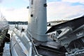 New York, United States - The Submarine Growler in the Intrepid Sea, Air and Space Museum