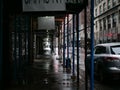 New York, United States, USA March 23, 2020: empty street in new york during coronavirus outbreak, pandemic