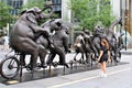 New York, United States - Wild Life for Wildlife, a public sculpture cl