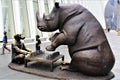 New York, United States - Wild Life for Wildlife, a public sculpture cl