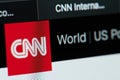 CNNnews home page Royalty Free Stock Photo