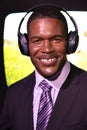 Michael Strahan in Madame Tussauds of New York Royalty Free Stock Photo