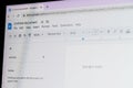 New text document in google docs