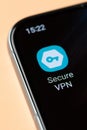 Open secure VPN app