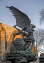 The Peace Fountain located next to the Cathedral of Saint John the Divine