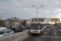 NEW YORK, USA - APRIL 24 2017 - Traffic from NY to New Jersey