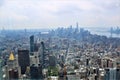 New York, United States - Panoramic view on Manhattan seen from the Empire State Building