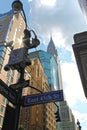 Street view of the Chrisler building in New York