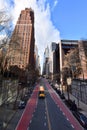 East 42nd street seen from above Royalty Free Stock Photo