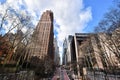 East 42nd street seen from above Royalty Free Stock Photo