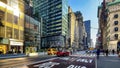 New York, USA December 10, 2023: Spectacular photograph of Fifth Avenue, better known as the avenue of millionaires. Royalty Free Stock Photo