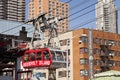 New York, USA - The famous Roosevelt Island cable tram