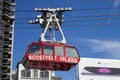 New York, USA - The famous Roosevelt Island cable tram