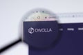 New York, USA - 17 February 2021: Dwolla logo close up on website page, Illustrative Editorial