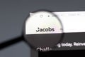 New York, USA - 15 February 2021: Jacobs Engineering Group website in browser with company logo, Illustrative Editorial