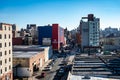 Aerial view of downtown Brooklyn from a rooftop in Gowanus