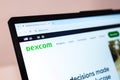 New York, USA - January 01, 2025: Dexcom website displayed on computer screen showcasing continuous glucose monitoring