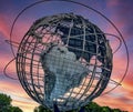 New York, USA January 4, 2024: The Flushing Meadows-Corona Park in Queens Royalty Free Stock Photo