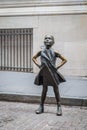 Fearless Girl - bronze sculpture by Kristen Visbal