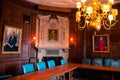 NEW YORK, USA - JULY 13, 2016: interior of the Library of Columbia University