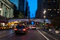 New York, USA - June 22, 2019:  Grand Central Terminal and Pershing Square Plaza in the evening - image Royalty Free Stock Photo