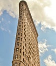 New York, USA - June 19, 2017 - A New York City landmark, The Flat Iron Building Royalty Free Stock Photo