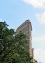 New York, USA - June 19, 2017 - A New York City landmark, The Flat Iron Building Royalty Free Stock Photo