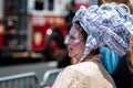 People participate in the Coney Islands annual mermaid parade, Brooklyn, New York, USA