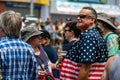 People participate in the Coney Islands annual mermaid parade, Brooklyn, New York, USA