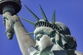 New York, USA June 1, 2023: Photo of the head of the Statue of Liberty in Manhattan. Royalty Free Stock Photo