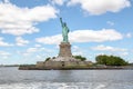 New york ,USA-June 15 ,2018:Tourist visit the Statue of liberty is American symbol have famous  in New York ,USA Royalty Free Stock Photo