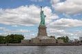 New york ,USA-June 15 ,2018:Tourist visit the Statue of liberty is American symbol have famous  in New York ,USA Royalty Free Stock Photo