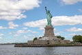 New york ,USA-June 15 ,2018:Tourist visit the Statue of liberty is American symbol have famous  in New York ,USA Royalty Free Stock Photo