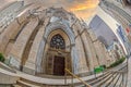 Exterior of Saint Patrick Cathedral, Manhattan, New York, USA Royalty Free Stock Photo