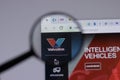 New York, USA - 18 March 2021: Valvoline company logo icon on website, Illustrative Editorial