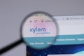 New York, USA - 18 March 2021: Xylem company logo icon on website, Illustrative Editorial